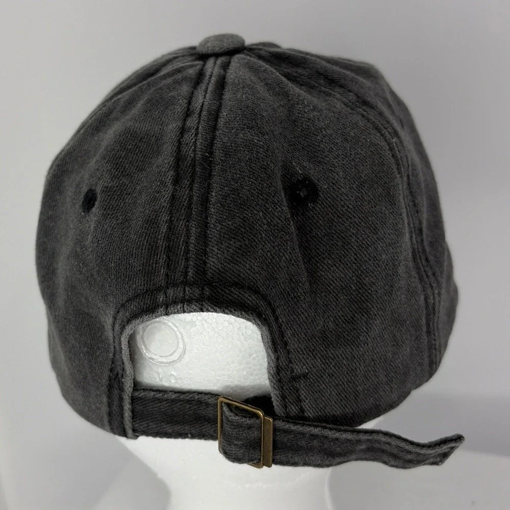 Los Angeles Embroidered Baseball Cap‎ Washed Gray Cotton Adjustable Hat EST 1958